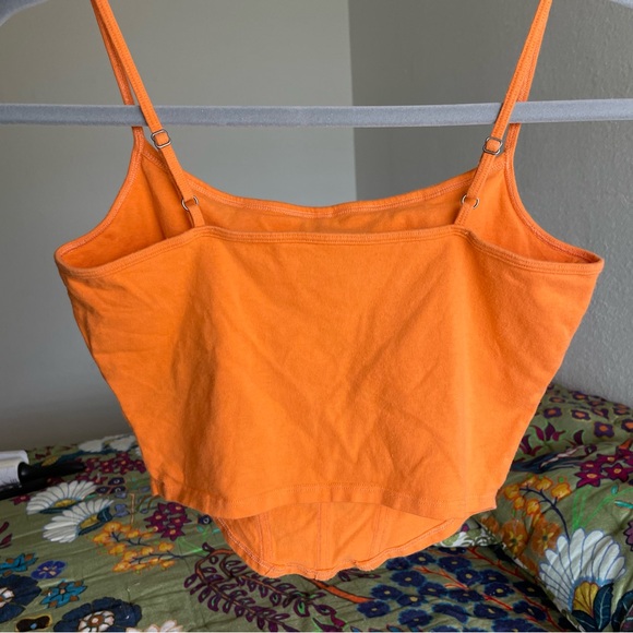 Hollister Cropped Bustier-Style Tank Top MEDIUM - Picture 6 of 9